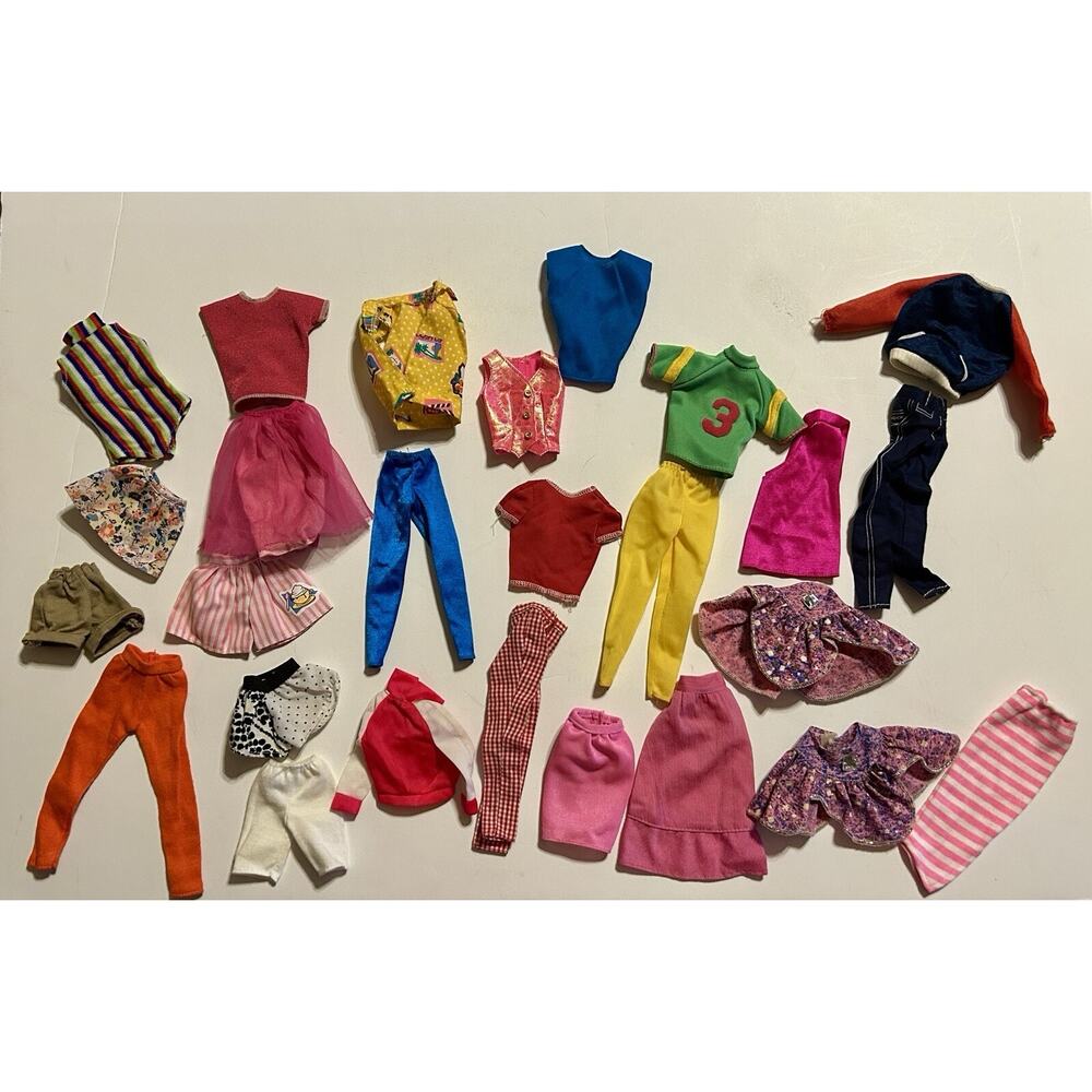 Lot of Vintage Barbie Clothes 1980's & 1990's 26 Pieces